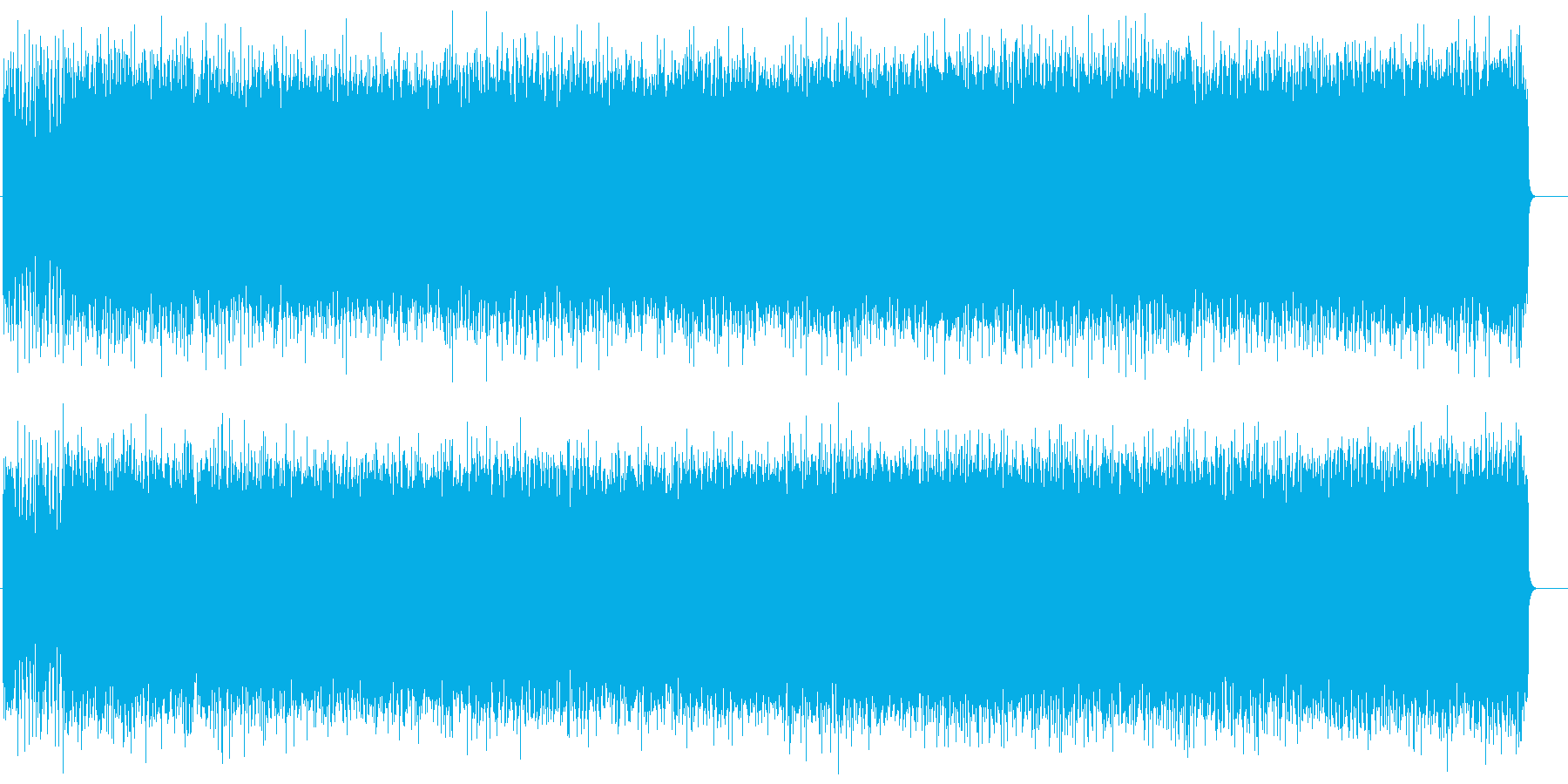 疾走感のあるハードロック(フルサイズ)の再生済みの波形