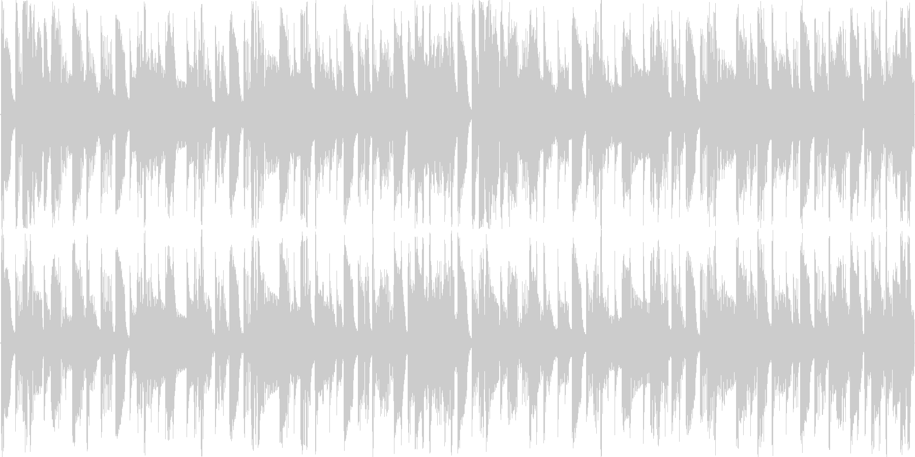 空間的な音響を駆使したループ楽曲です。の未再生の波形