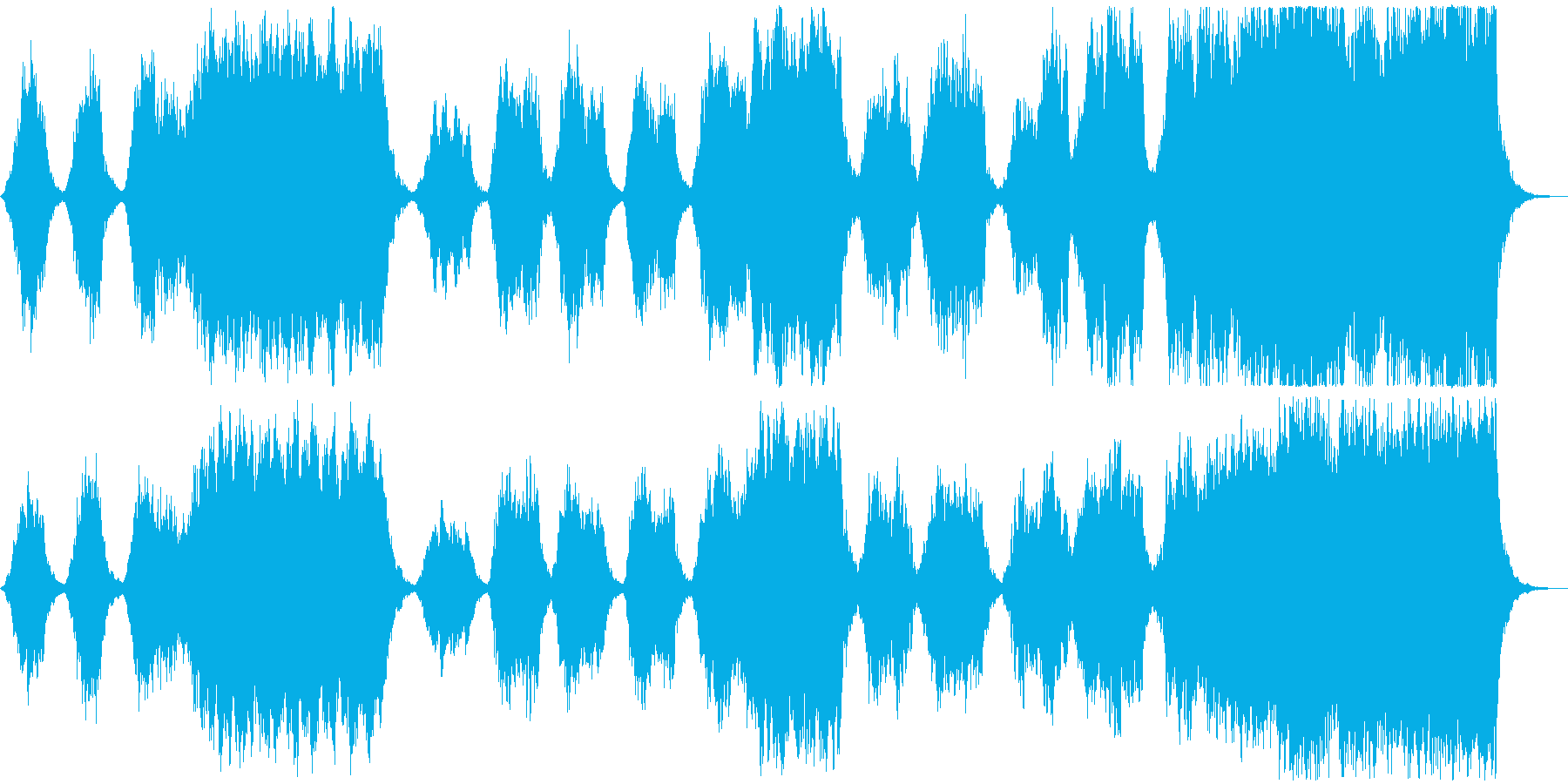 ストリングスのBGM。の再生済みの波形