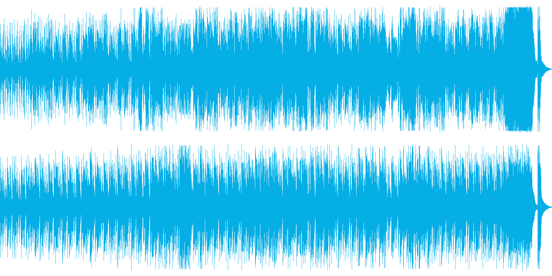 クラシックの名曲をモチーフにしたお囃子。の再生済みの波形