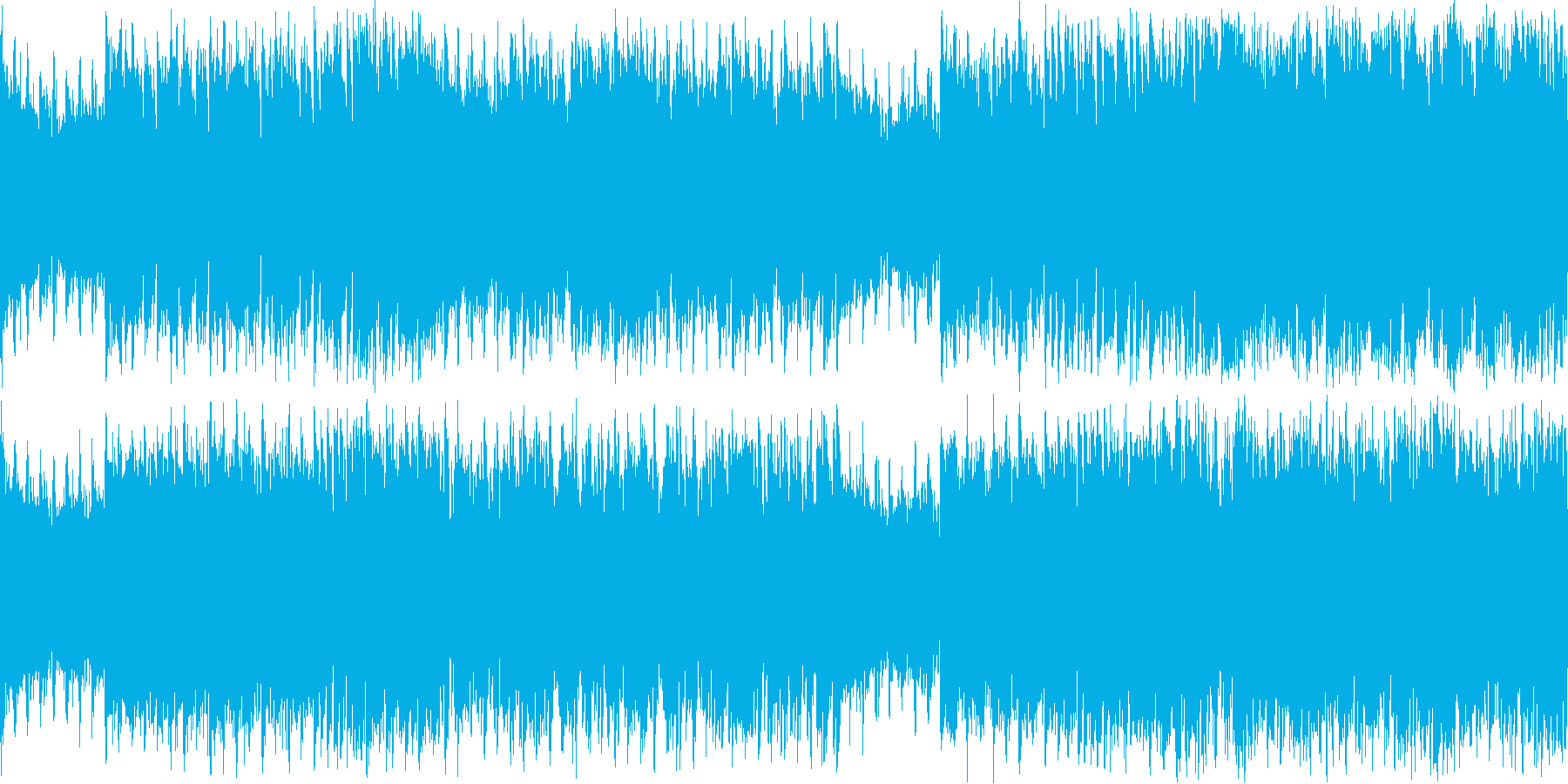 パーティー感のあるEDMの再生済みの波形
