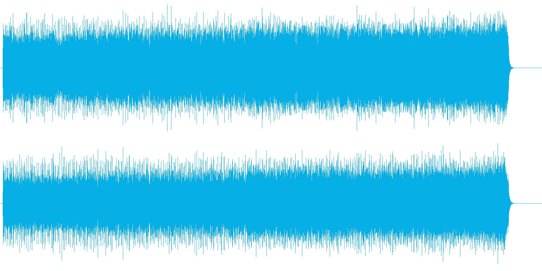 緊張の劇的なハード・ロック/テーマの再生済みの波形