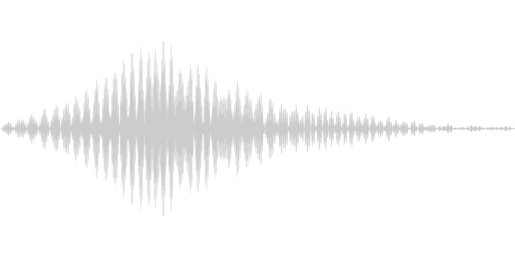 アプリのタッチ音の未再生の波形