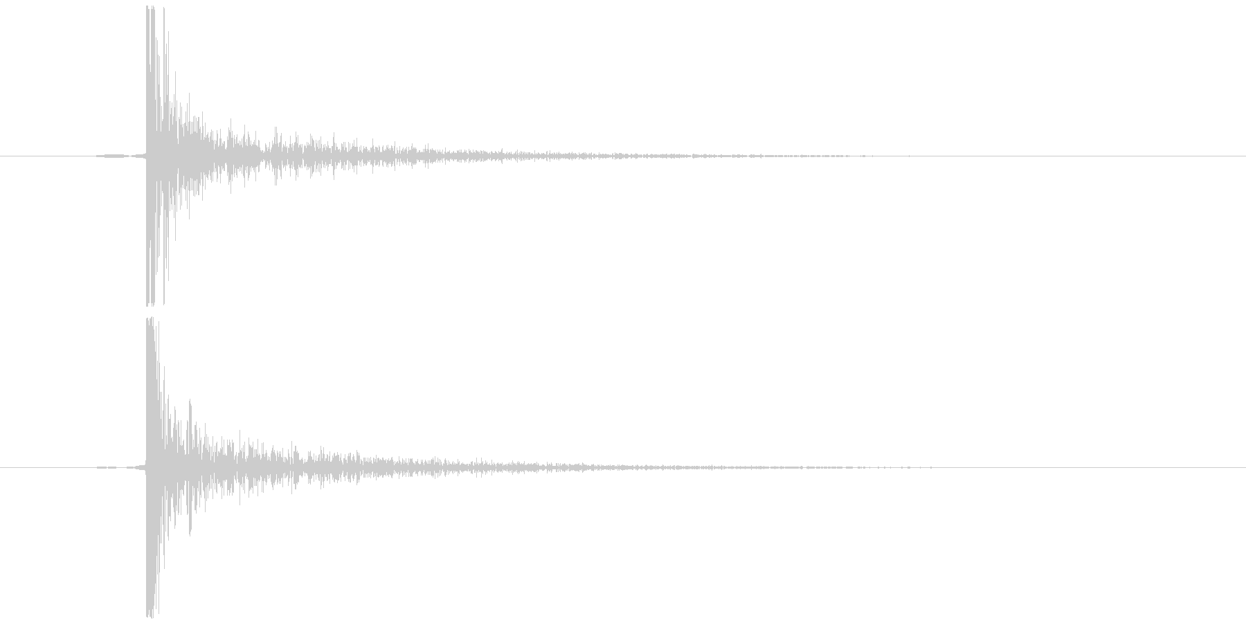 ぷちぷち 破裂音 高音の未再生の波形