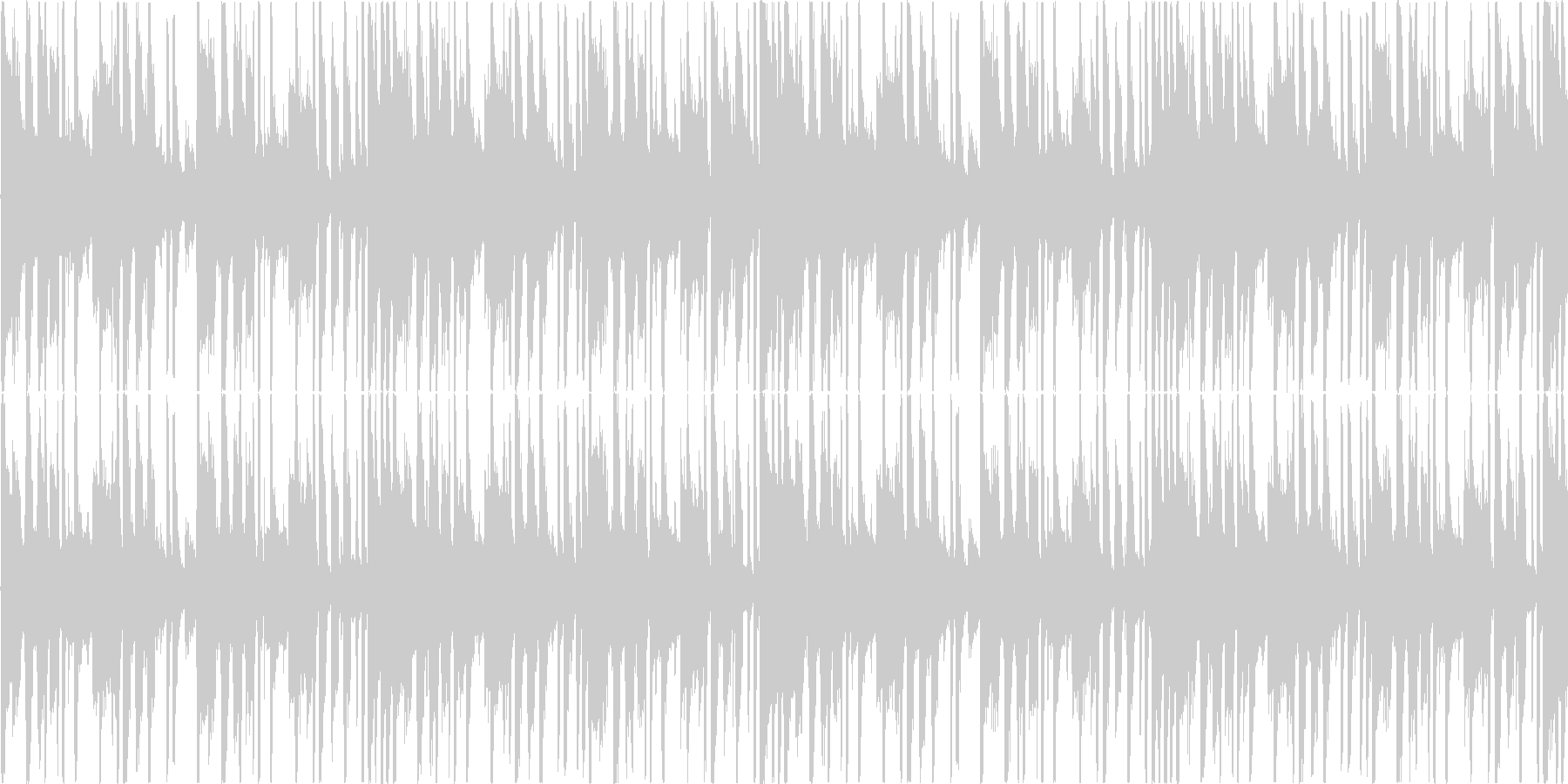 レトロな雰囲気をもったで怪しい曲の未再生の波形