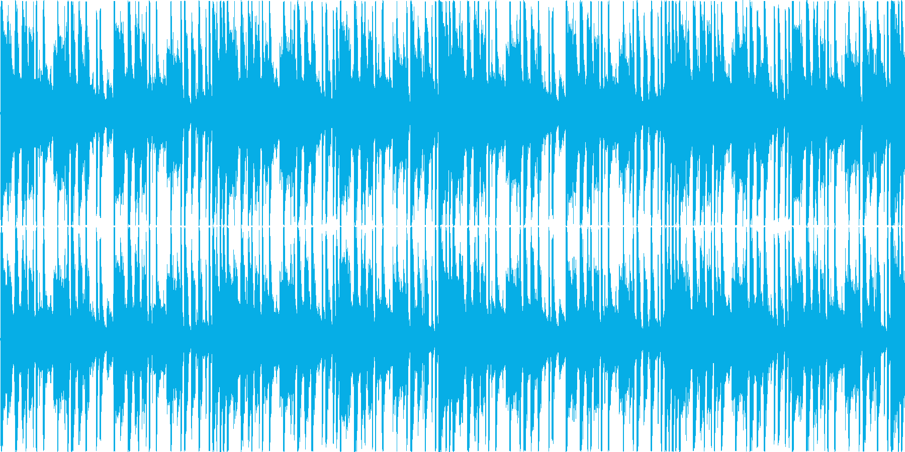 レトロな雰囲気をもったで怪しい曲の再生済みの波形