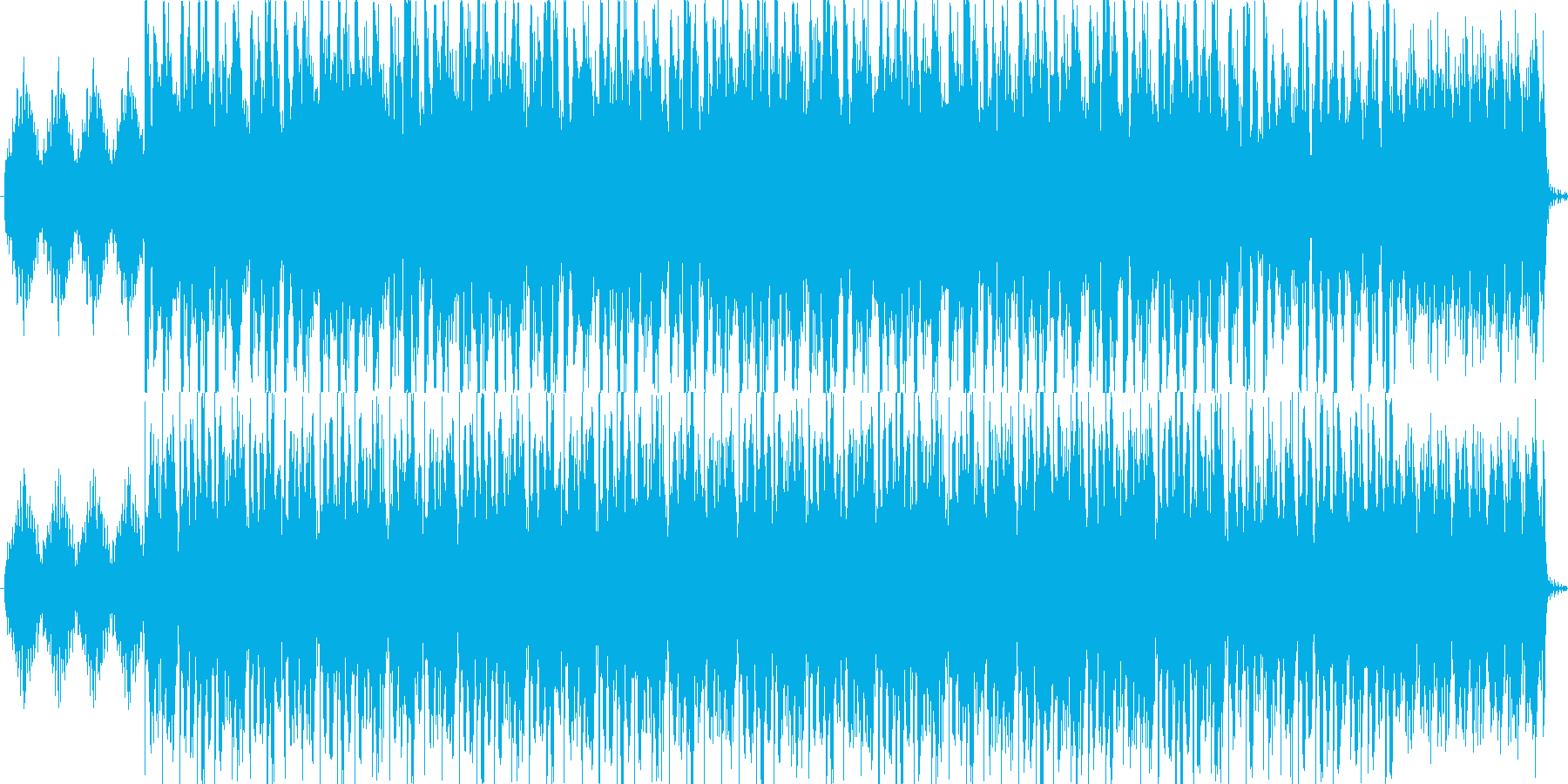 神秘的で幻想的な曲の再生済みの波形