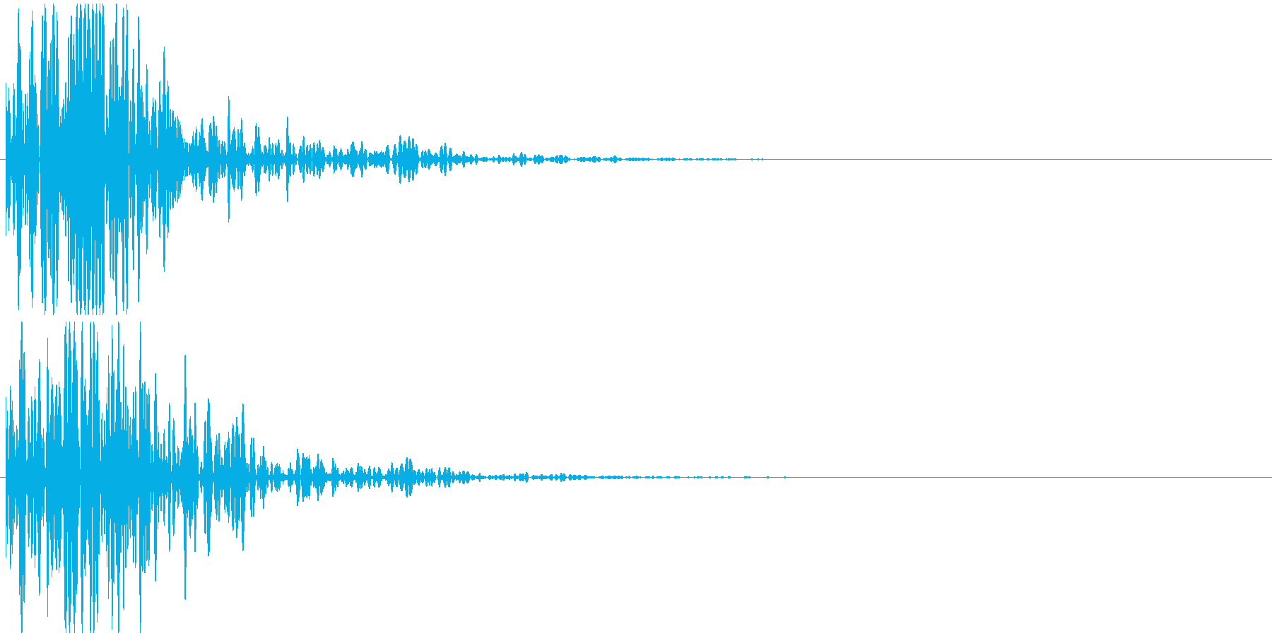空間系を意識した短い効果音です。の再生済みの波形