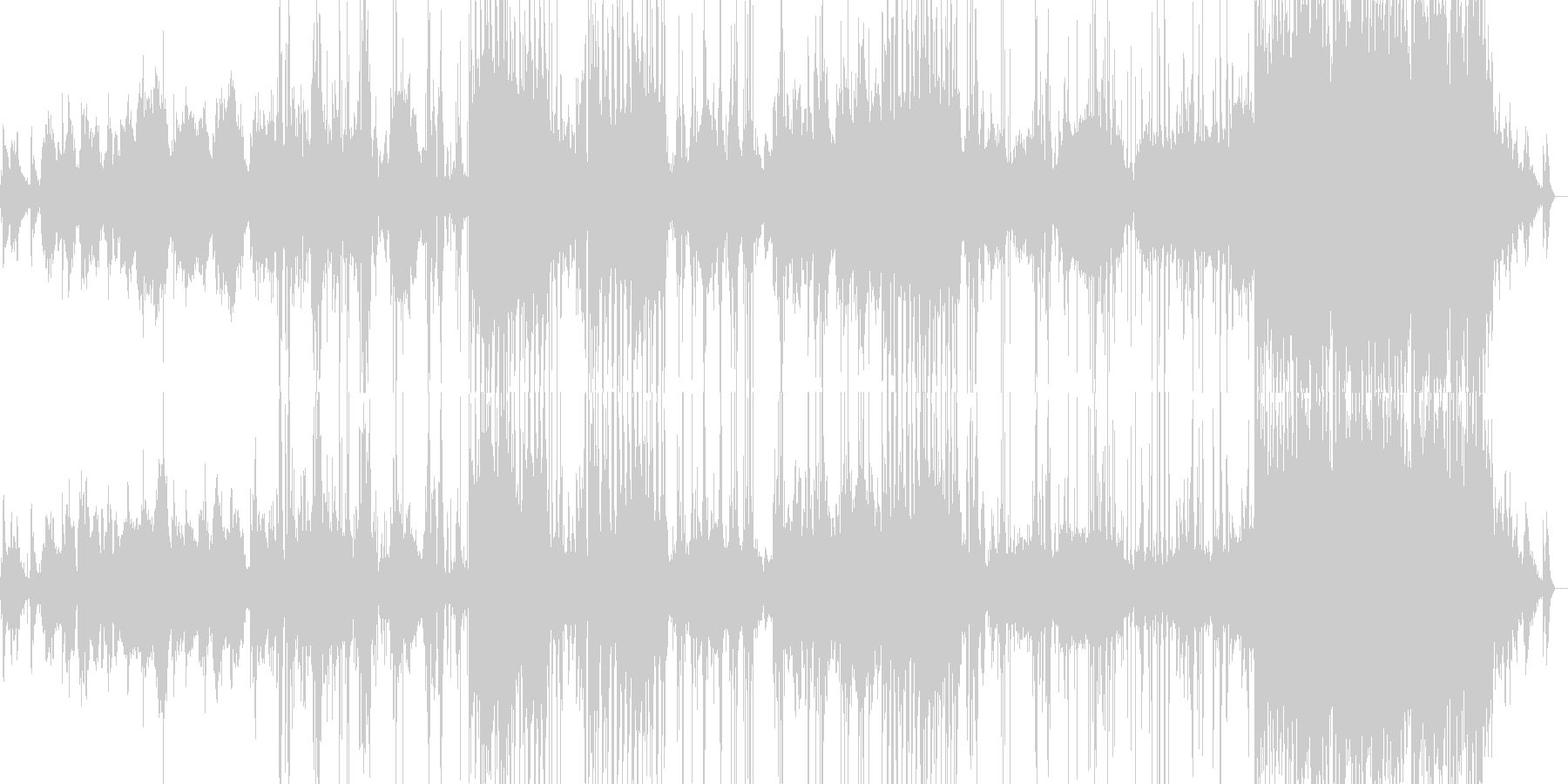 みずのほとり-水の音とカエルの鳴き声の未再生の波形