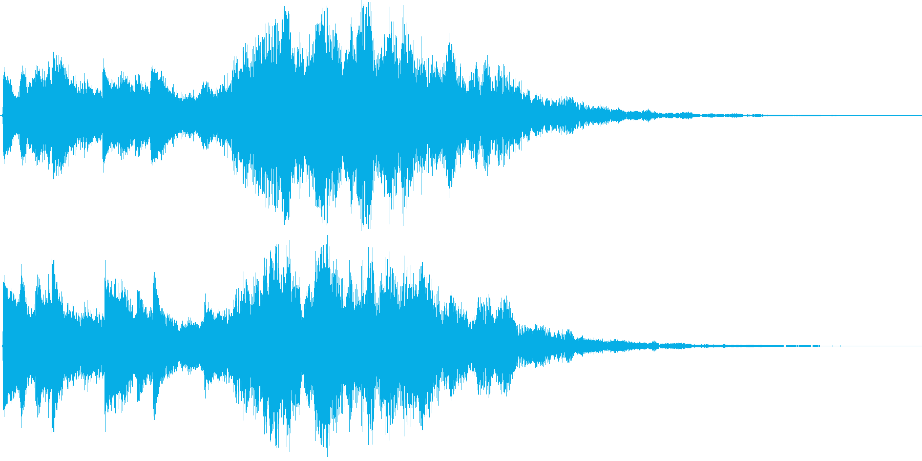 短めのシーンを演出する音です。の再生済みの波形