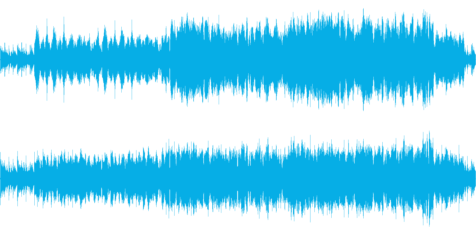 スポーツゲームなどのメニューを選ぶ曲の再生済みの波形