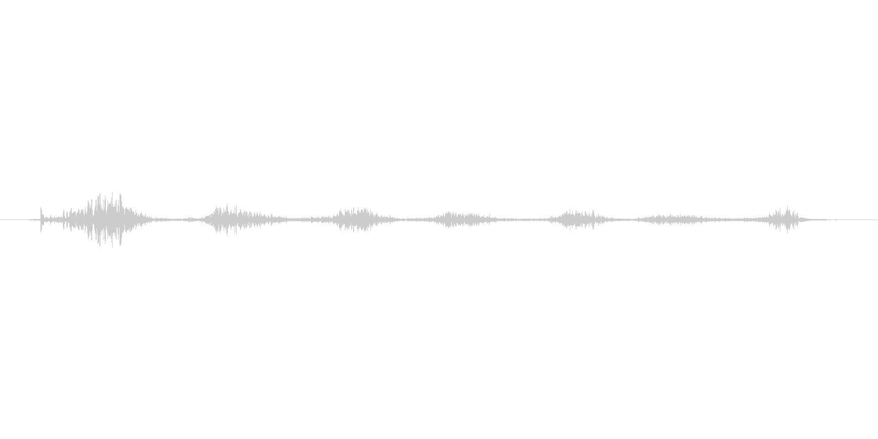 ペンで紙にさらさらと文字を書く音です。の未再生の波形