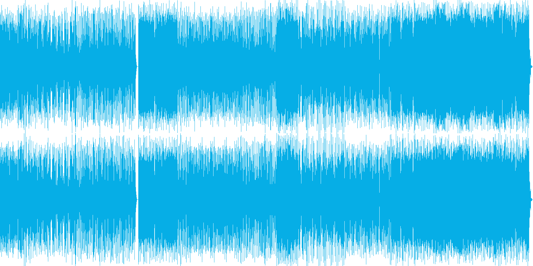 EDM かっこいいです!!! の再生済みの波形