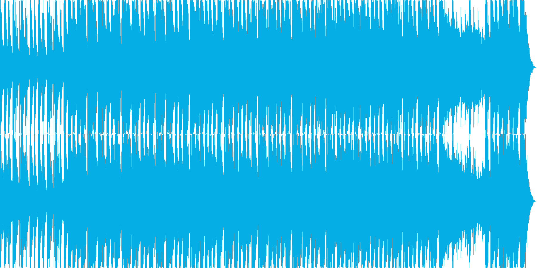 家族や子供向けに合う楽しい明るい曲の再生済みの波形