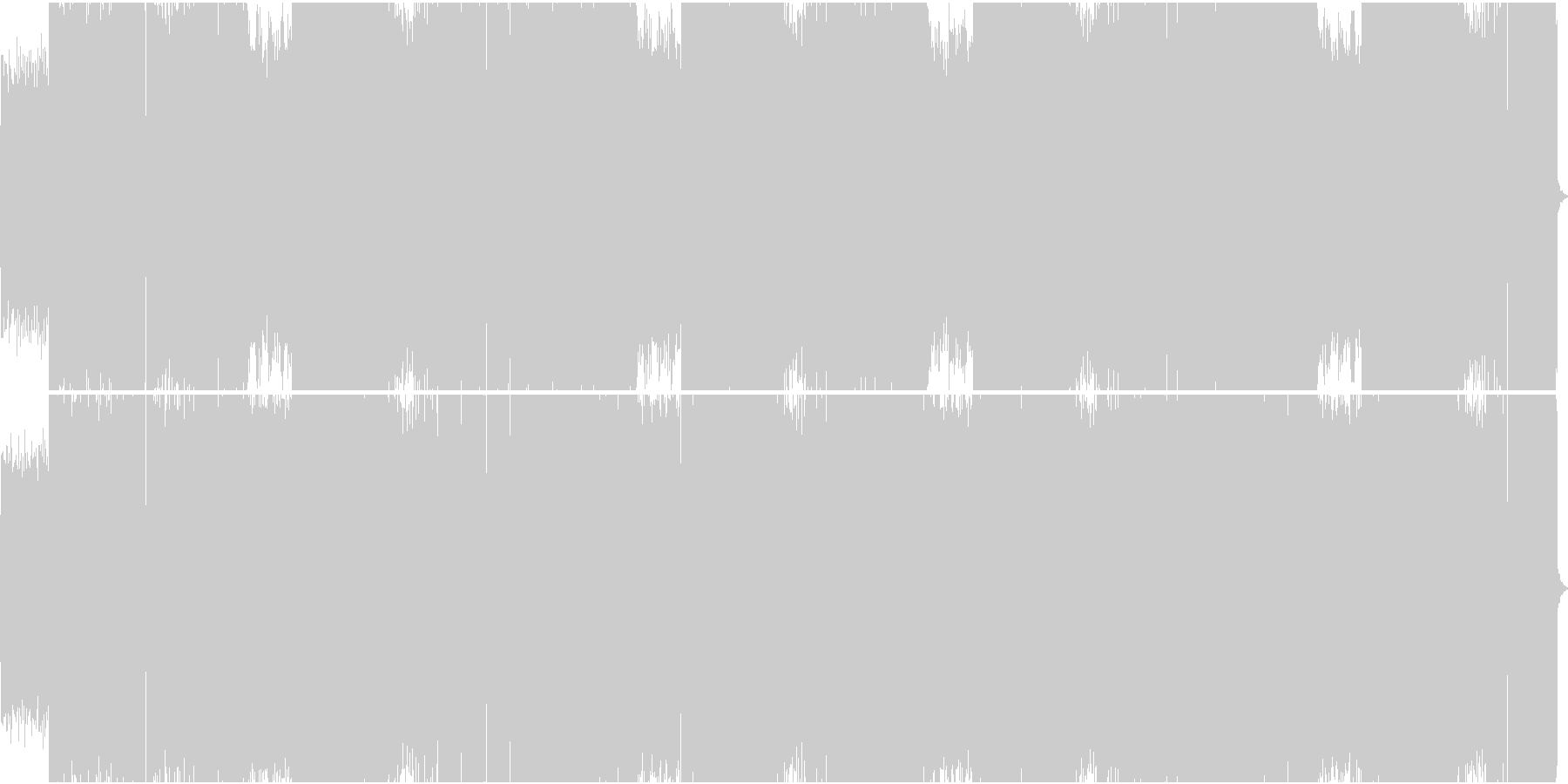 アクションゲーム等BGM(戦闘曲)の未再生の波形