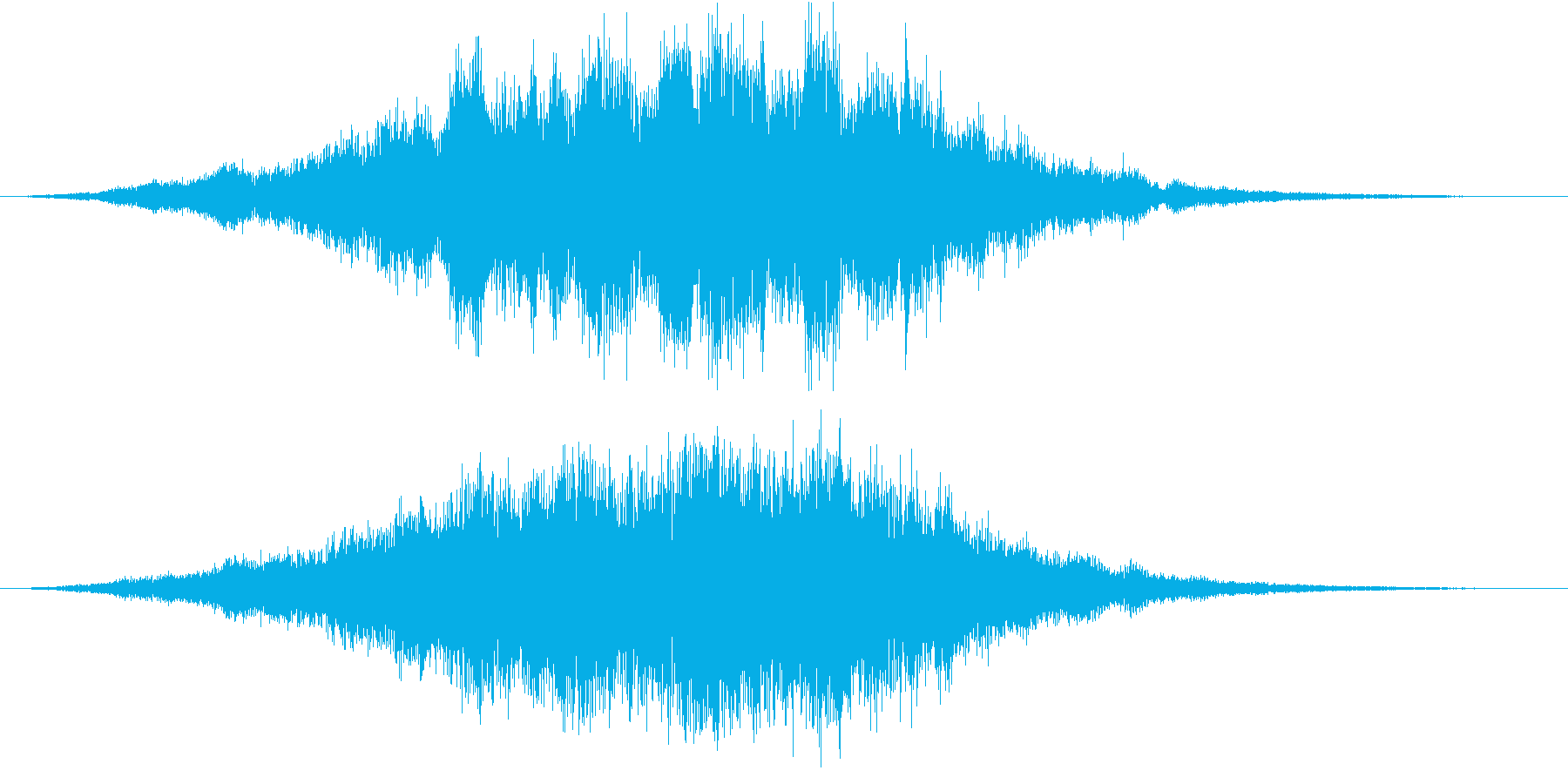 空間的なパッドの効果音です。の再生済みの波形