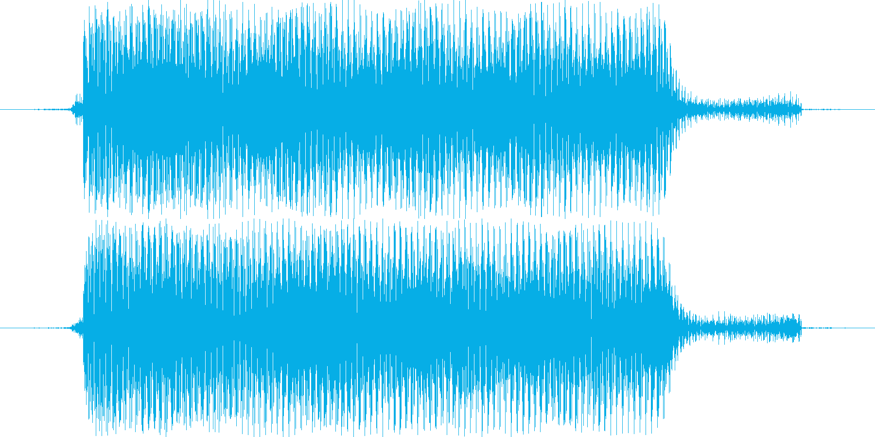 【効果音/電子音/機械/ビーム】の再生済みの波形