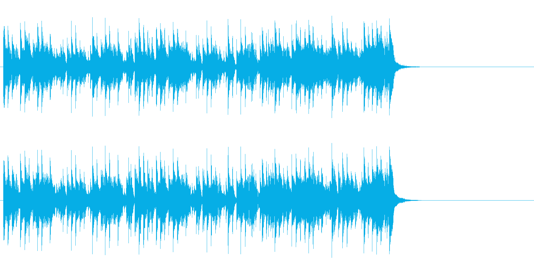 テーマパーク向けポップ(Aメロ)の再生済みの波形