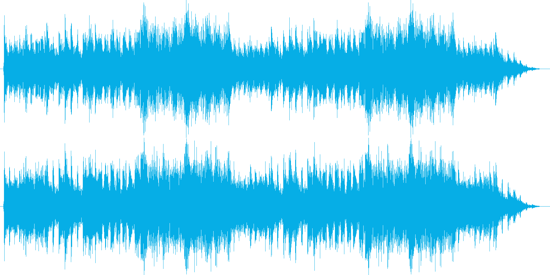 疾走感と緊張感ある戦闘曲(オーケストラ)の再生済みの波形