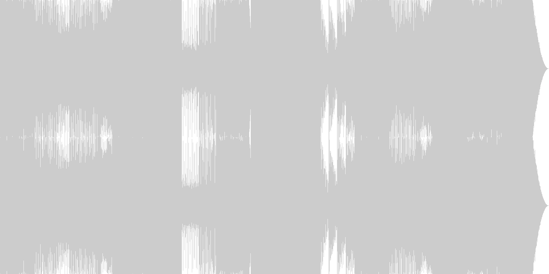 楽しいEDMの未再生の波形