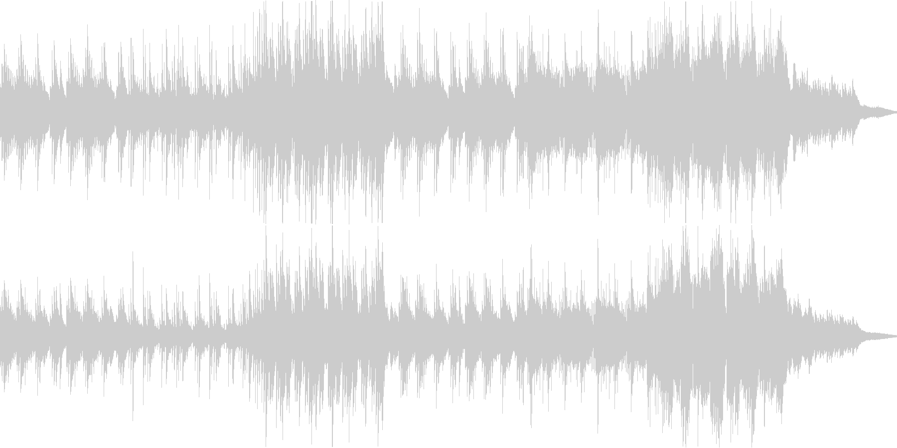 日常系 和風系ほのぼの曲の未再生の波形