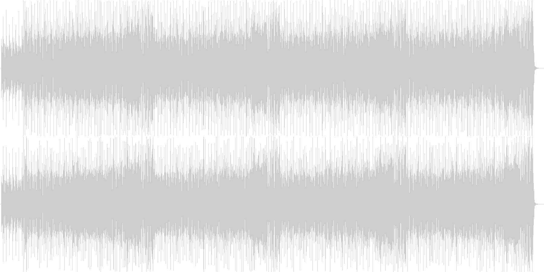 ファンク系BGM。ループ。の未再生の波形