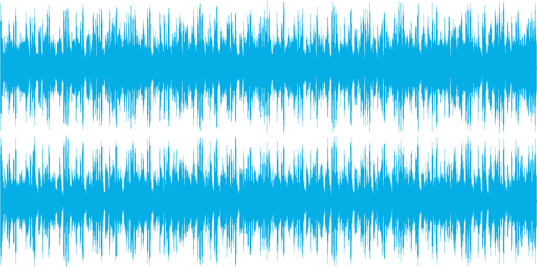 ハウスのリズムを強調した楽曲です。の再生済みの波形