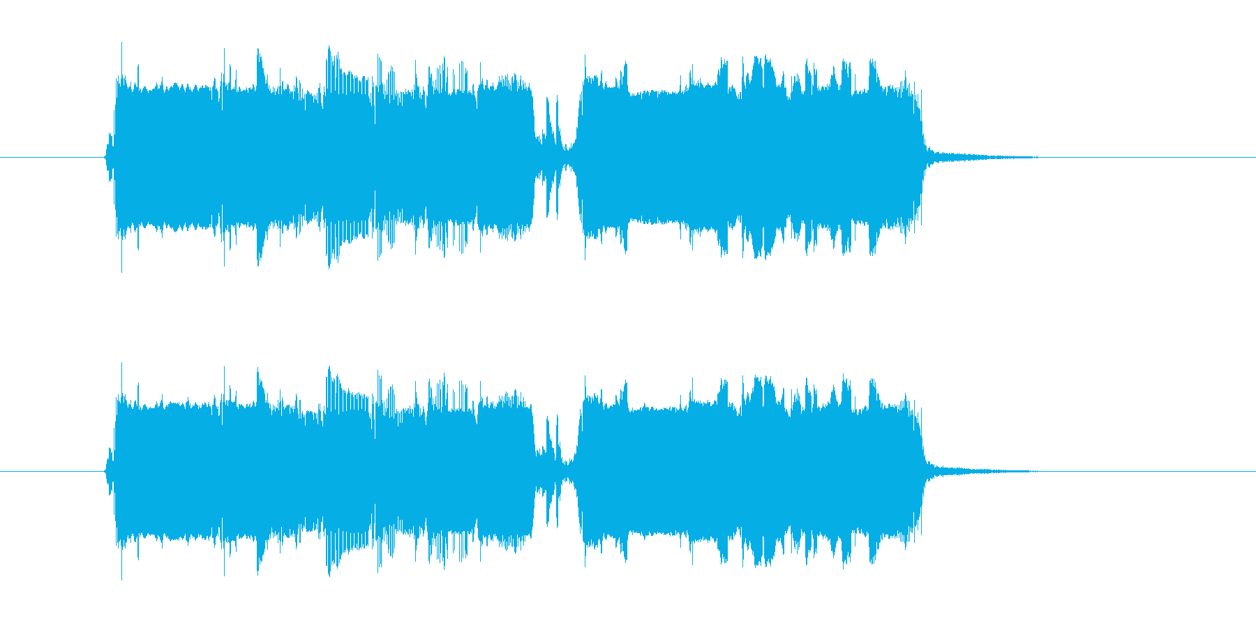プウワー(シンセサイザーによる出現の音)の再生済みの波形