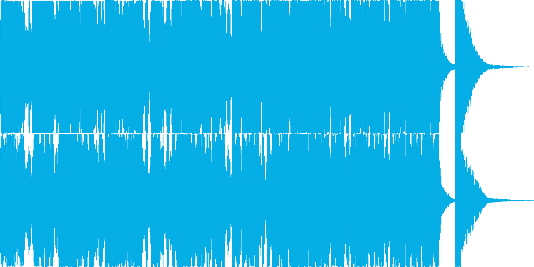 セレモニーBGMの再生済みの波形