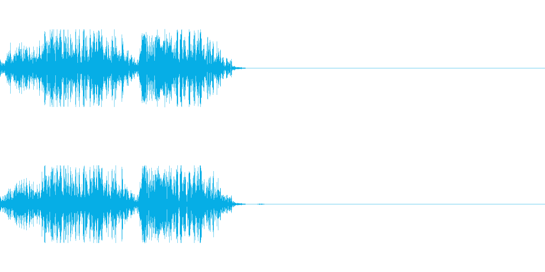 エイリアンの発声などにの再生済みの波形