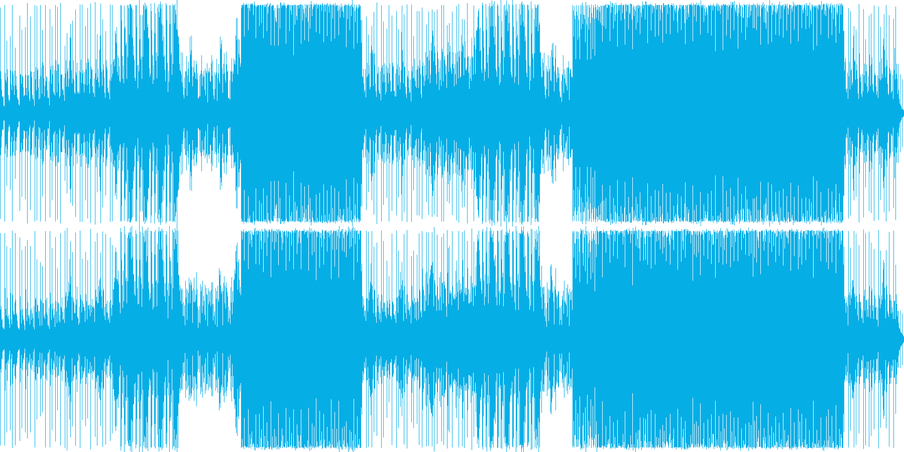 ☆FutureBass風の明るいBGM☆の再生済みの波形