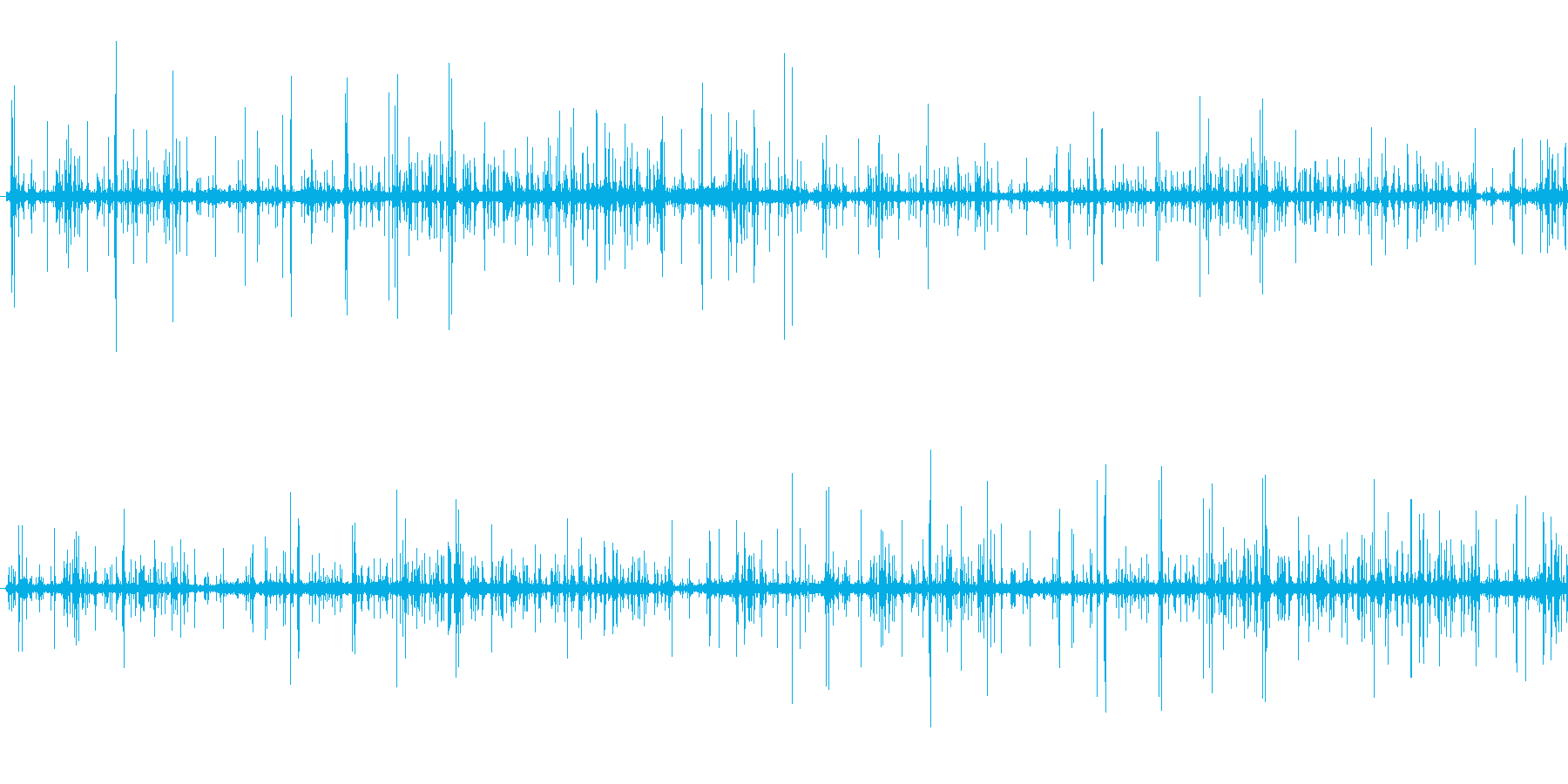 手持ち花火の音 パチパチパチパチの再生済みの波形