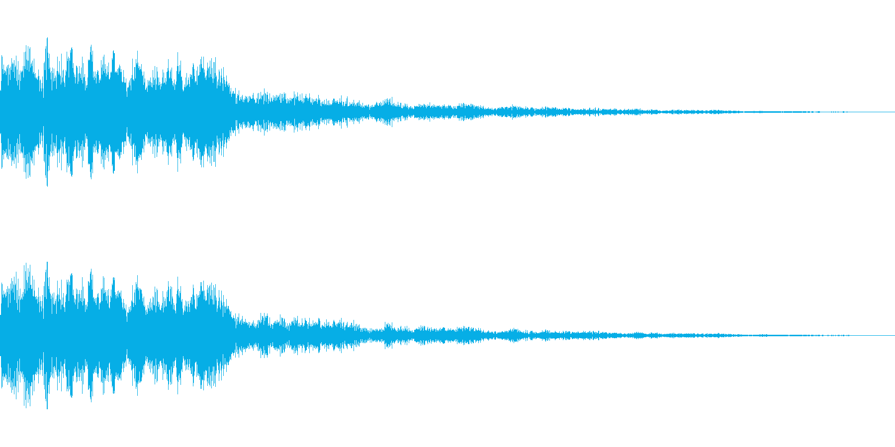 キラキラしたかわいい音です。の再生済みの波形