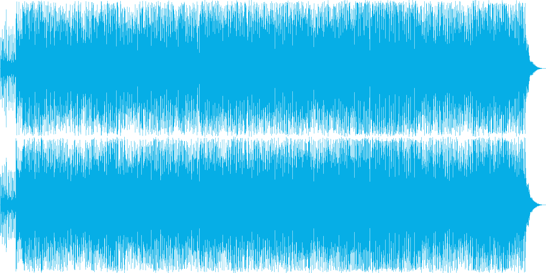 疾走感のあるギターカントリーミュージックの再生済みの波形