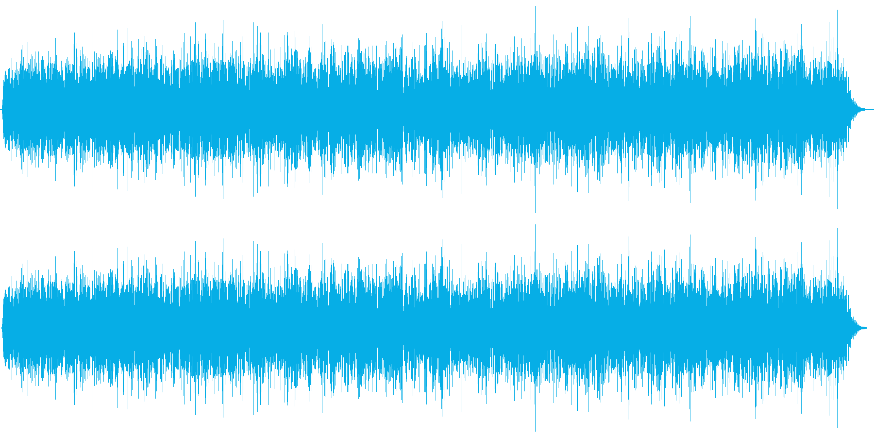 特撮にありそうな光線音の再生済みの波形