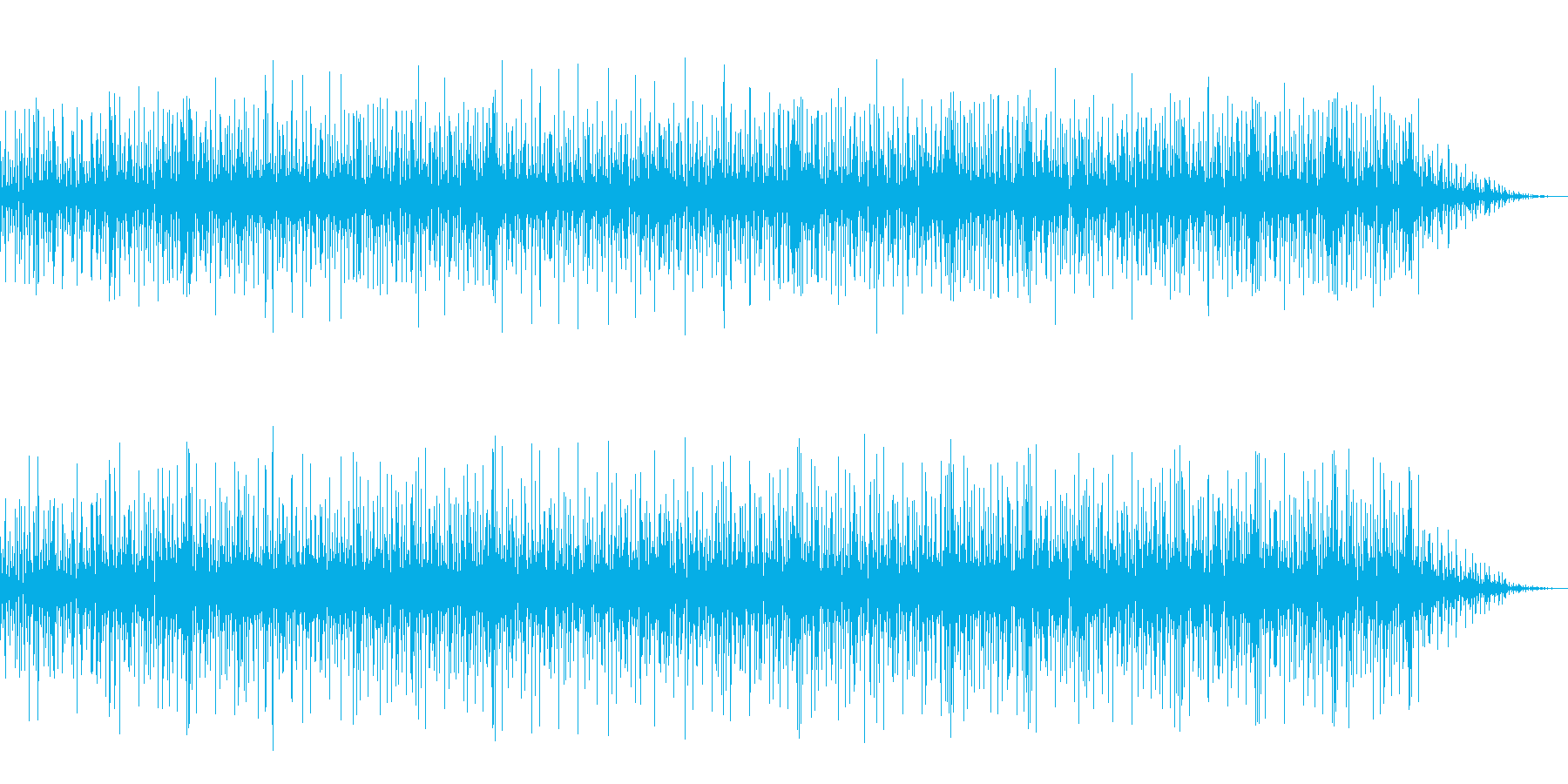 のんびりとしたレゲエの再生済みの波形