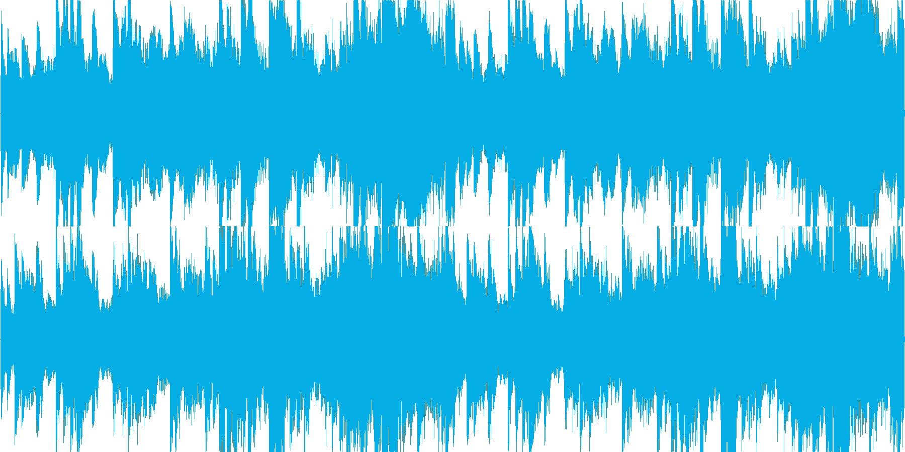 ゆったりとしたヒーリング系ピアノBGMの再生済みの波形