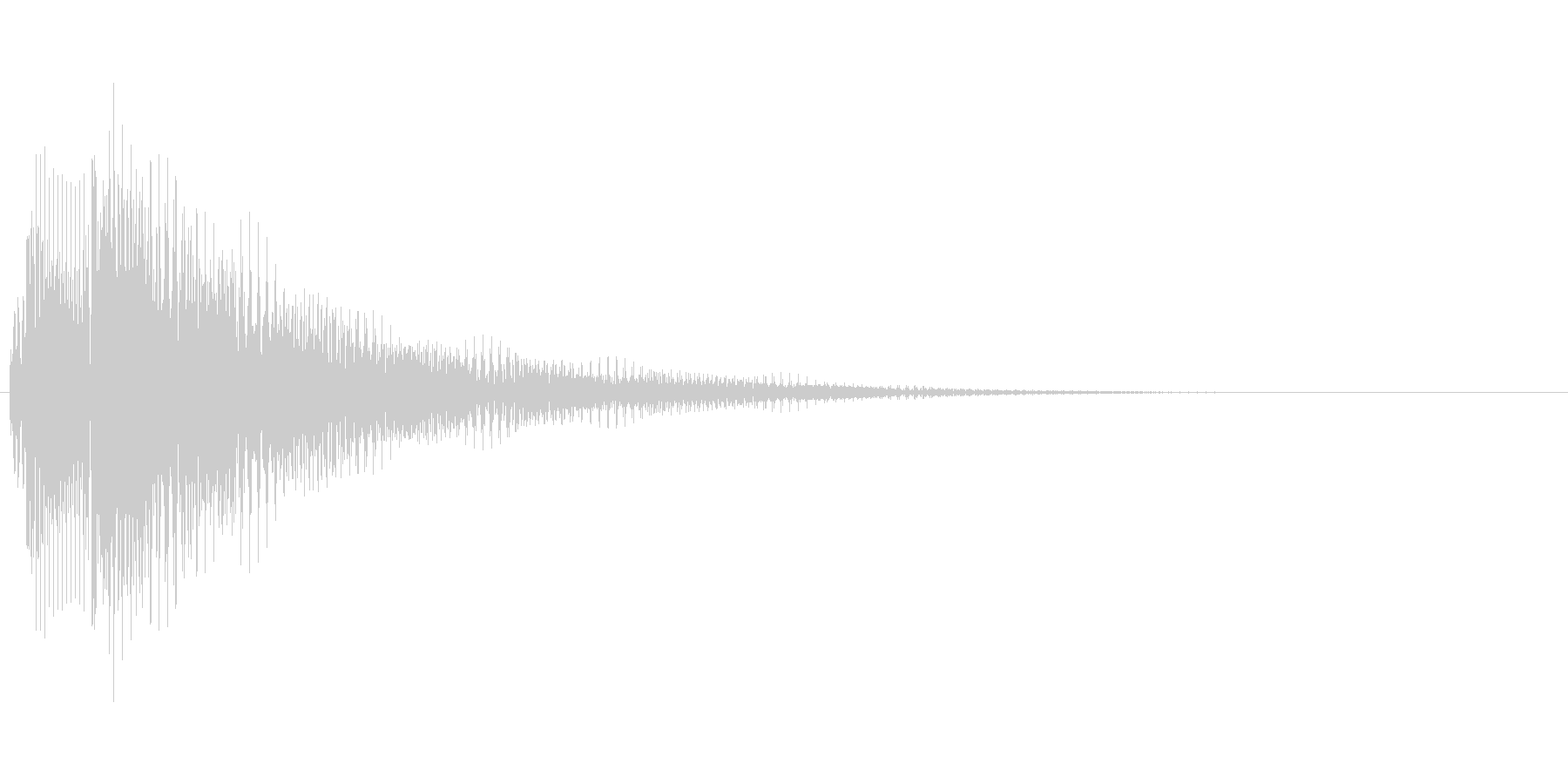 アプリのタッチ音にの未再生の波形