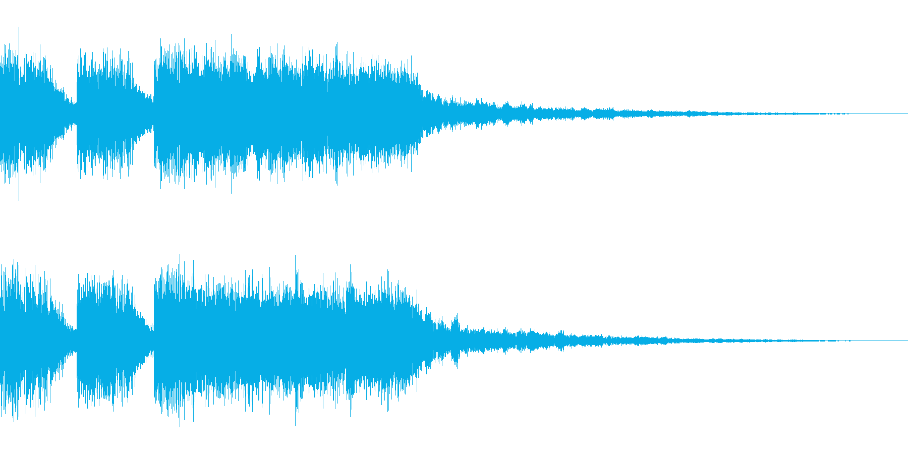 【ロゴ、ジングル】EDM01の再生済みの波形