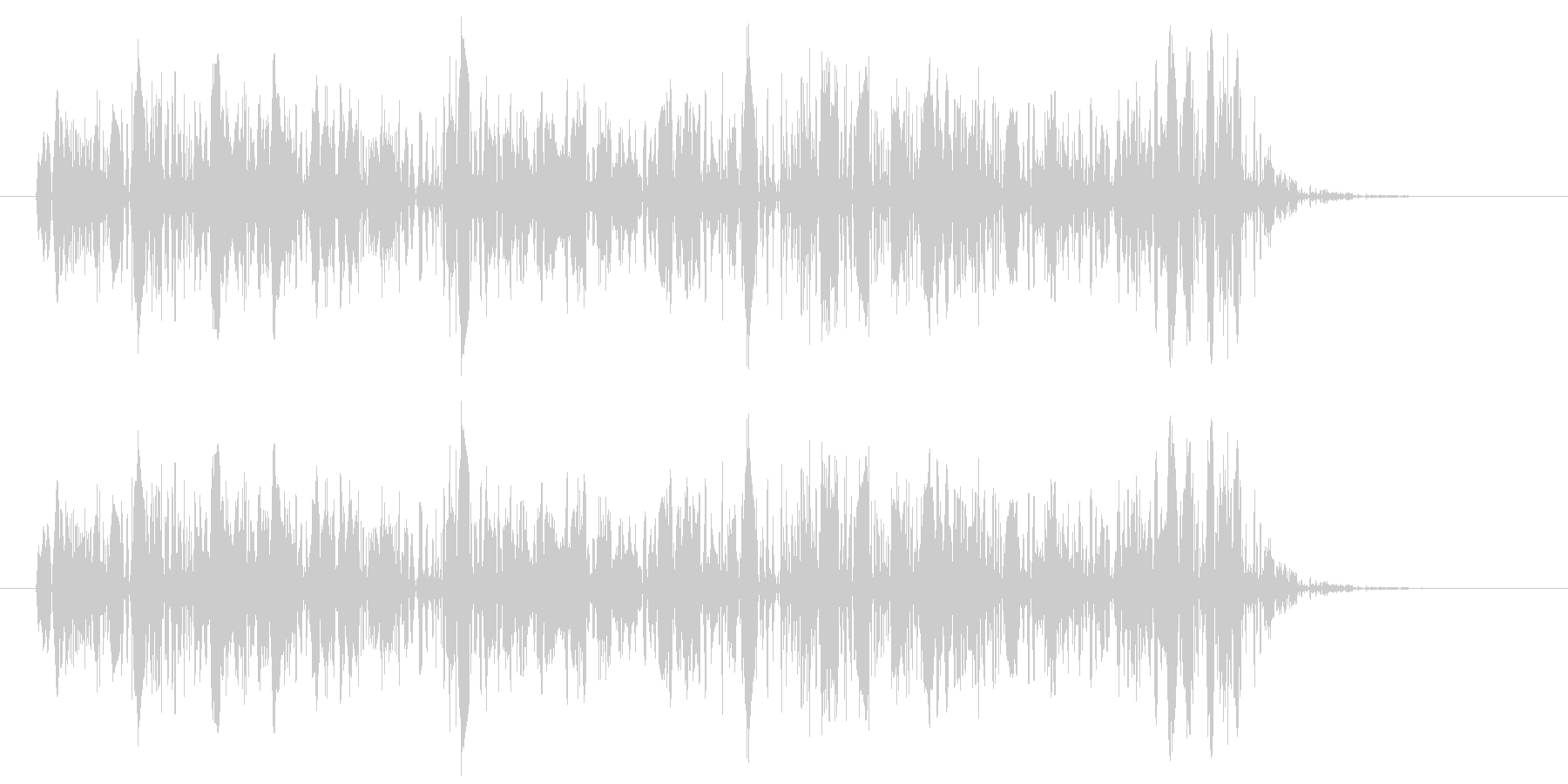 きもいグジュグジュグジュ音の未再生の波形