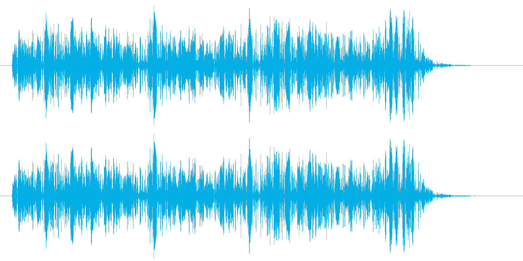 きもいグジュグジュグジュ音の再生済みの波形