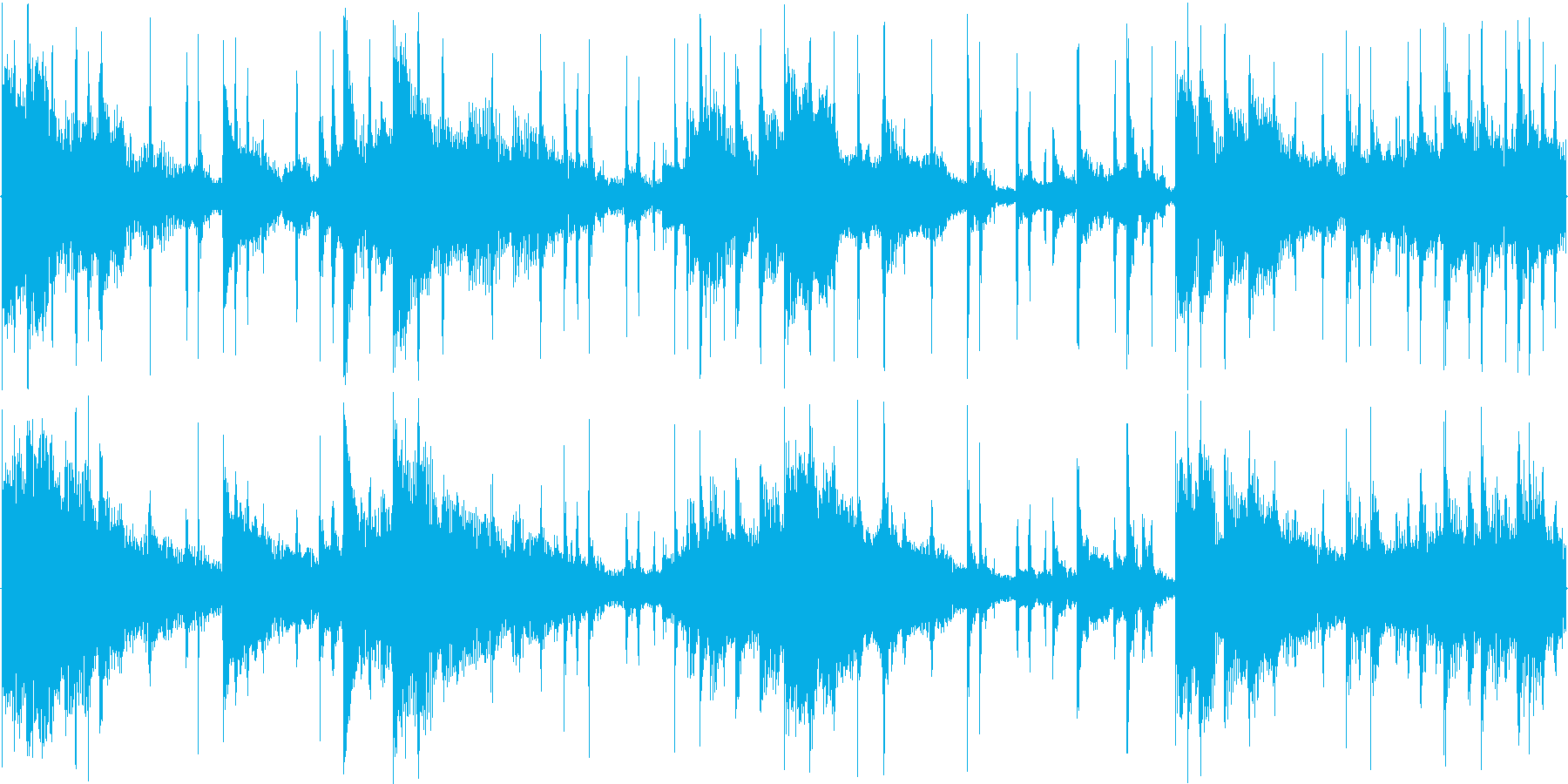 明るめで少し大人っぽい雰囲気の楽曲です。の再生済みの波形