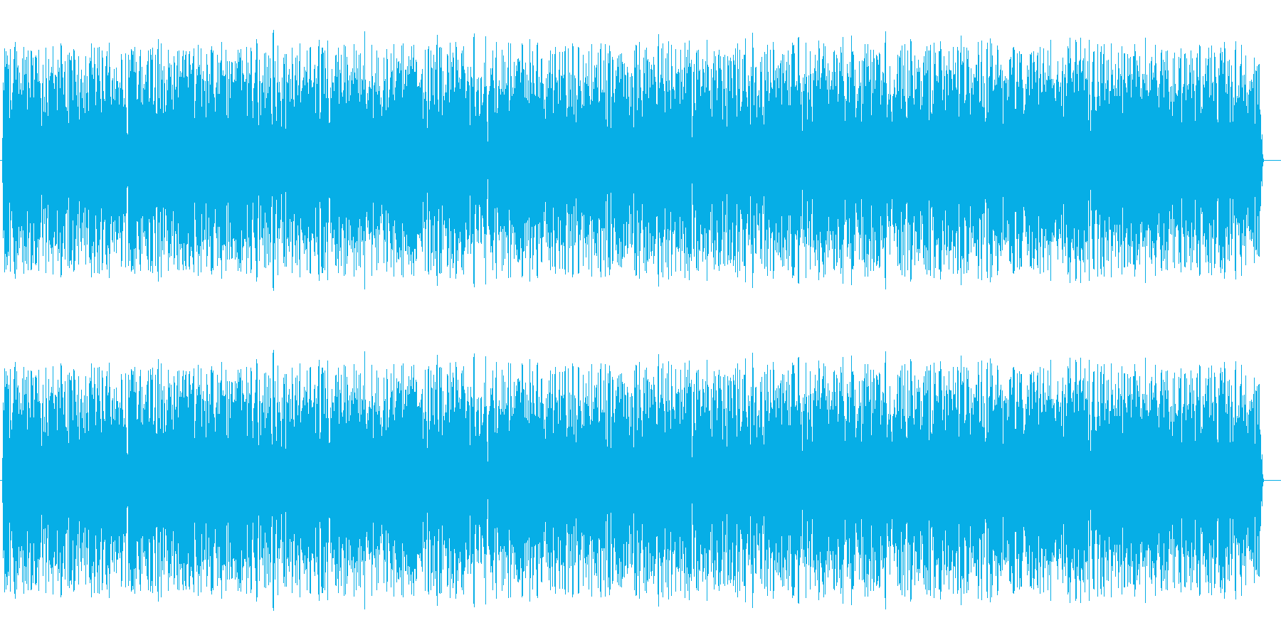 ゴォォー(ノイズ音)の再生済みの波形