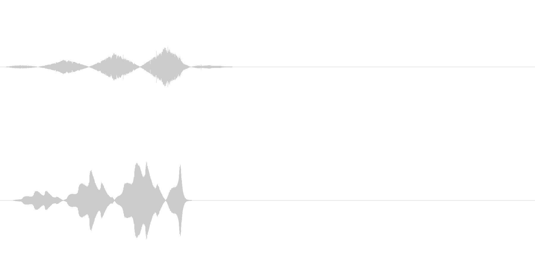 ビーム音や他にも使える音ですの未再生の波形