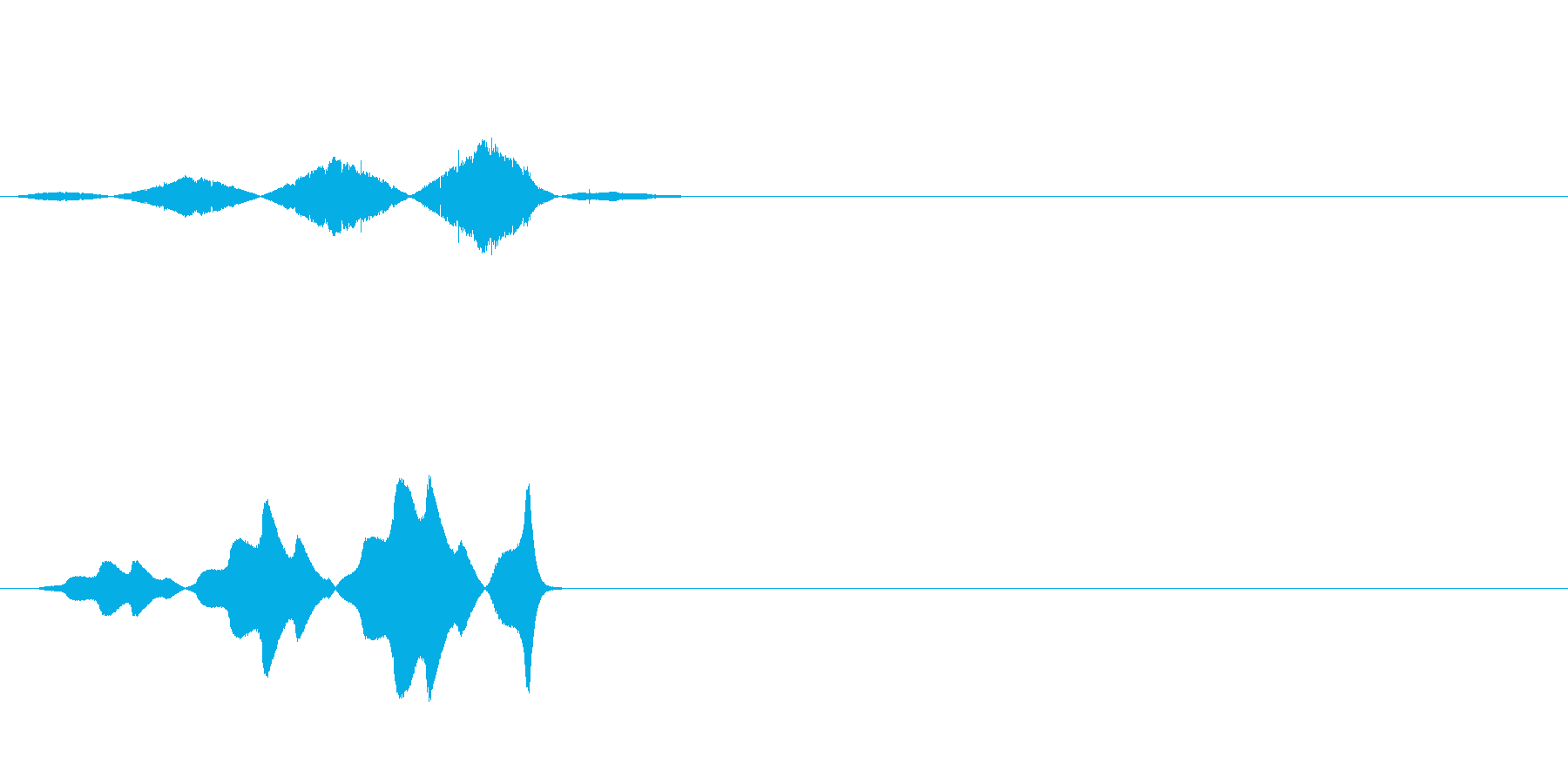 ビーム音や他にも使える音ですの再生済みの波形