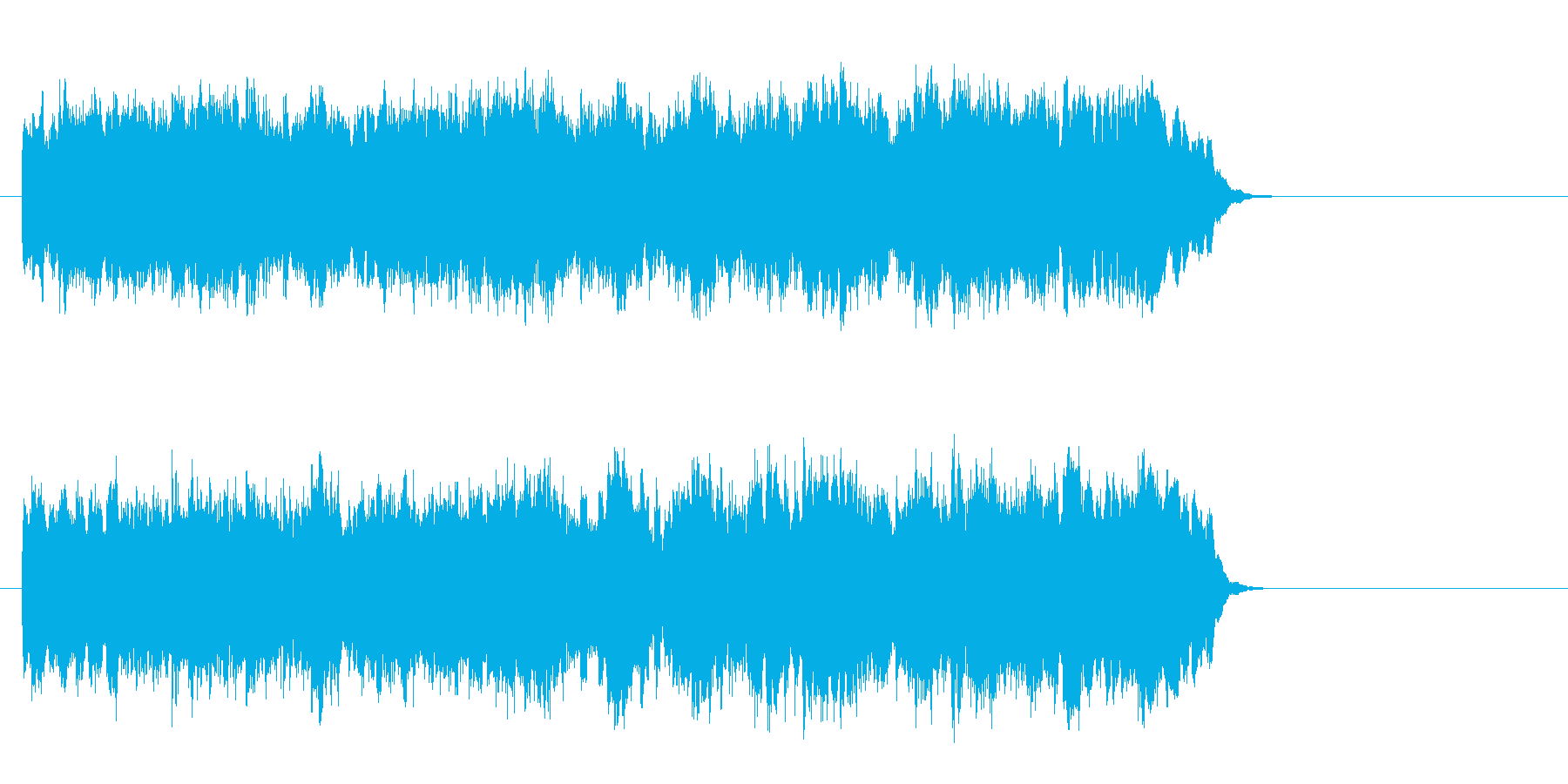 ウェディング風バラード(サビ)の再生済みの波形