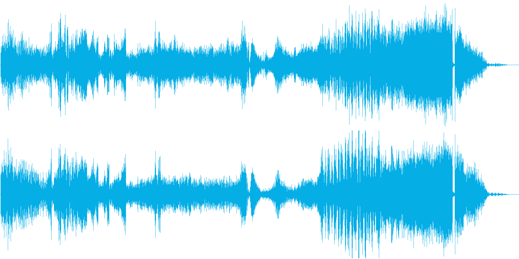 FMラジオ的ジングル2の再生済みの波形