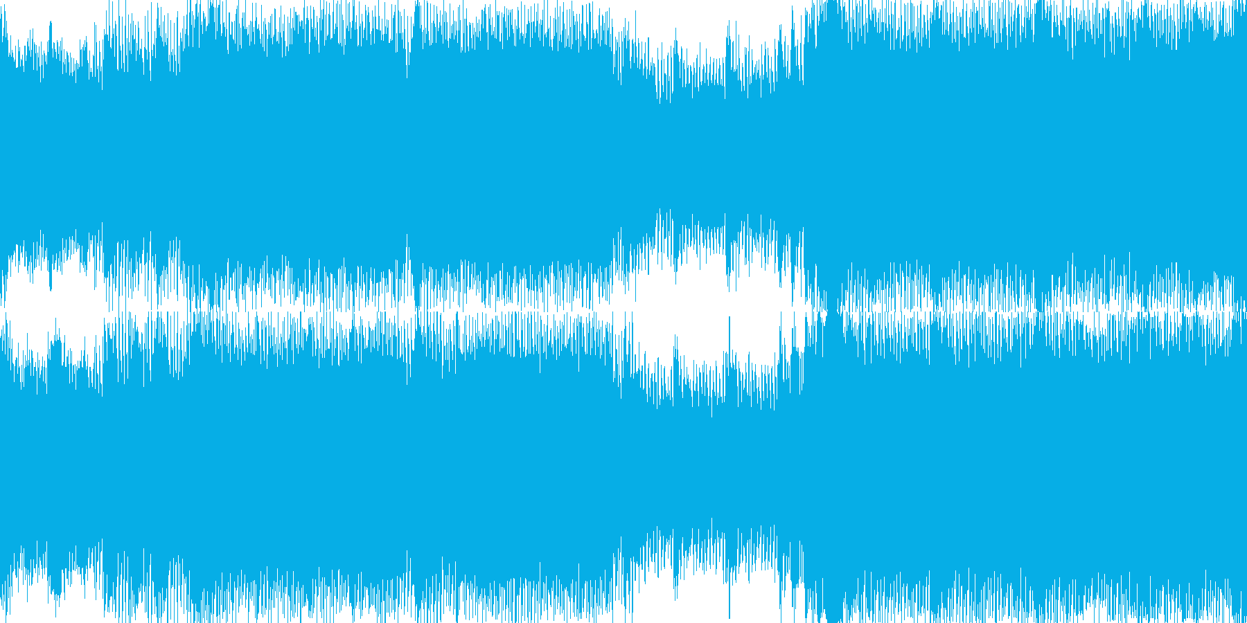 爽やかハイスピード系の曲<short,…の再生済みの波形
