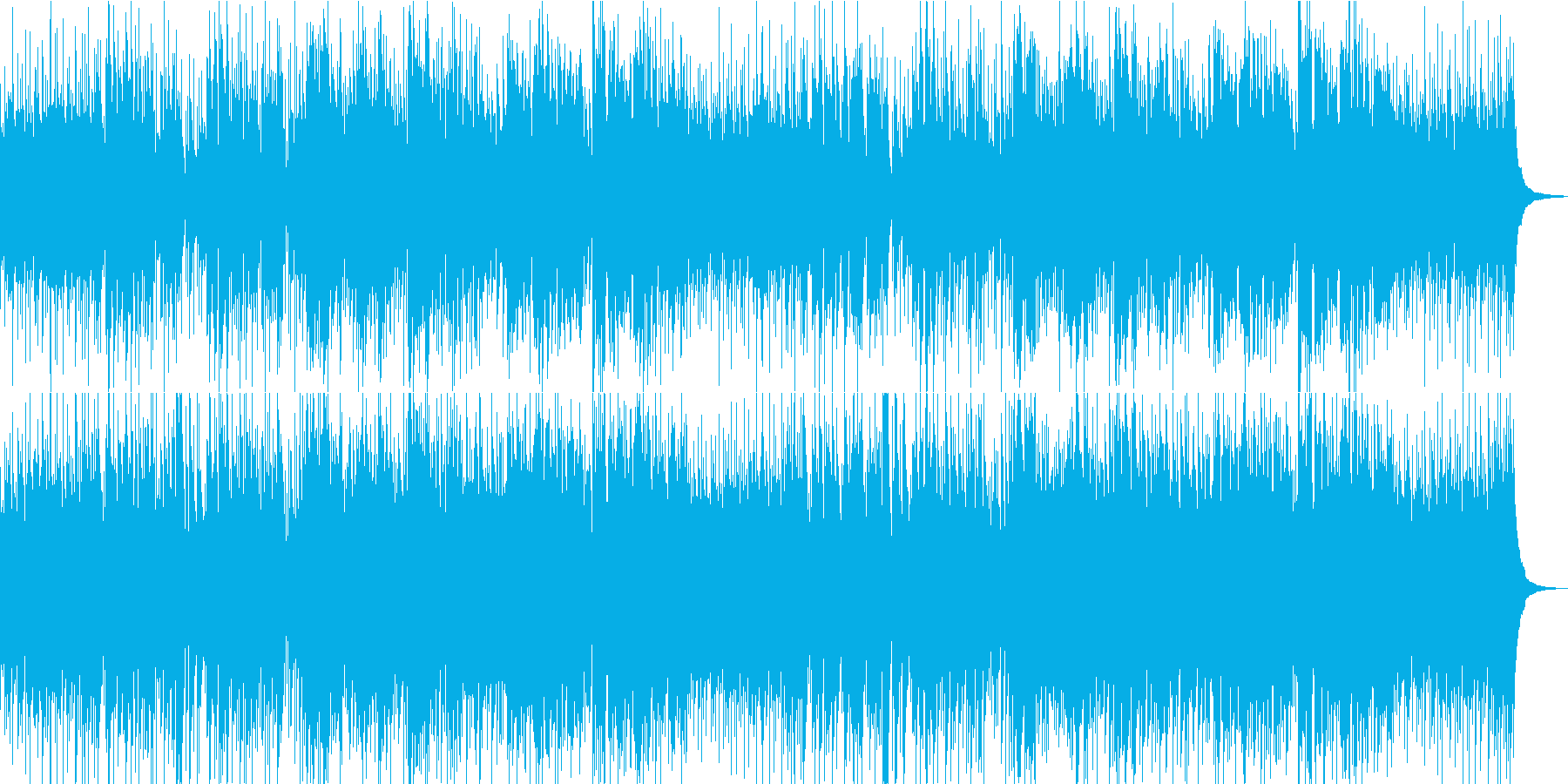 切ないポップスの再生済みの波形