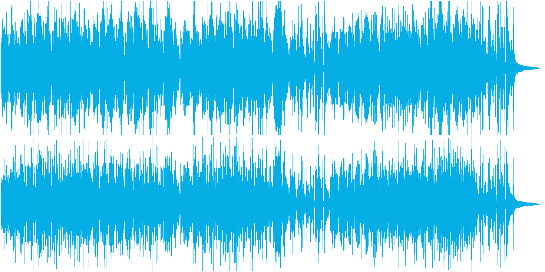 エンディングBGM 優しい爽やかバラードの再生済みの波形